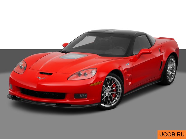 3D модель Chevrolet модели Corvette 2012 года