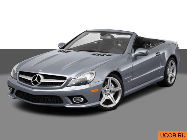 3D модель Mercedes-Benz модели SL-Class 2012 года