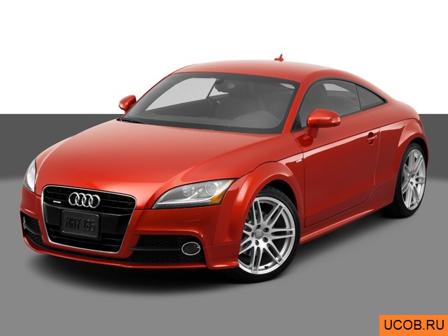 3D модель Audi модели TT 2012 года
