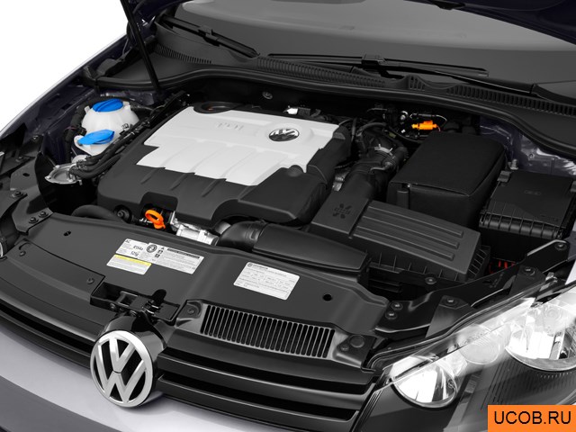 3D модель Volkswagen модели Golf 2012 года