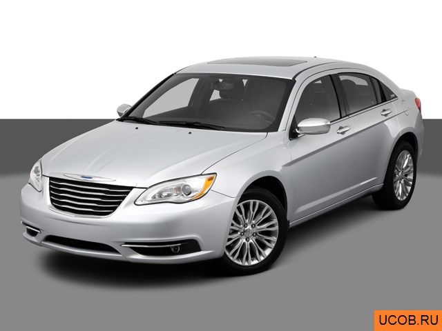 3D модель Chrysler модели 200 2012 года