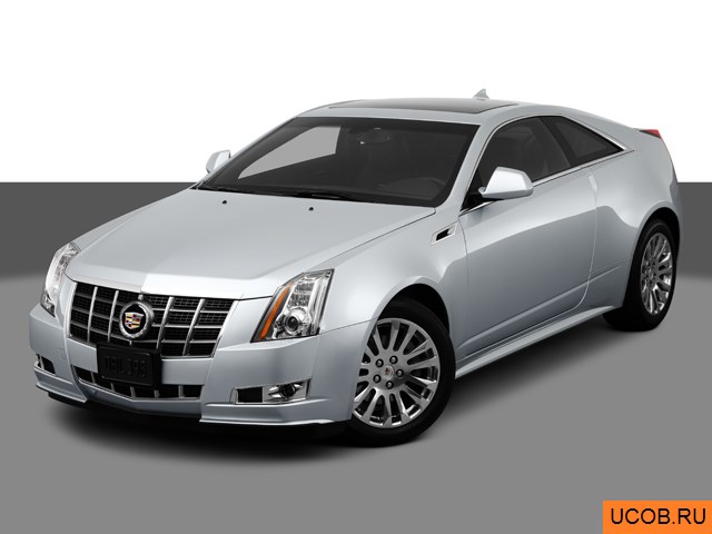 3D модель Cadillac модели CTS 2012 года
