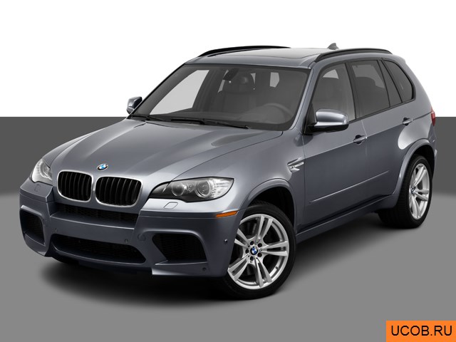 Модель автомобиля BMW X5  2012 года в 3Д
