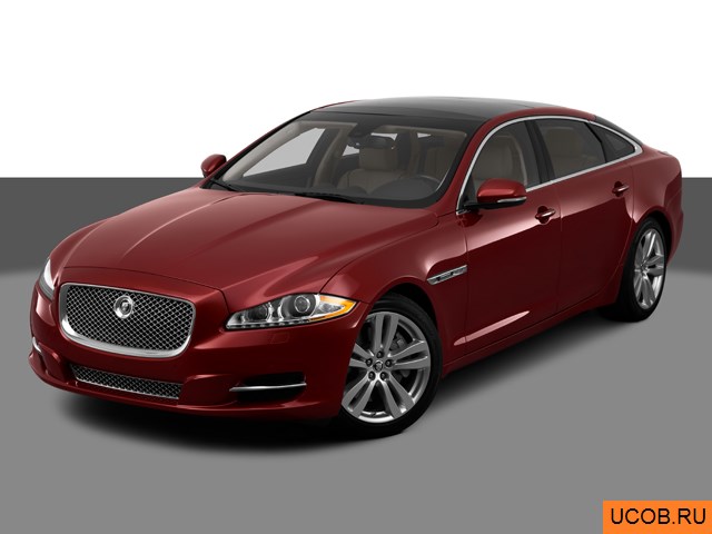 3D модель Jaguar XJL 2012 года