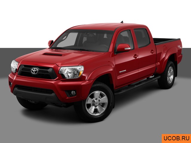 3D модель Toyota модели Tacoma 2012 года