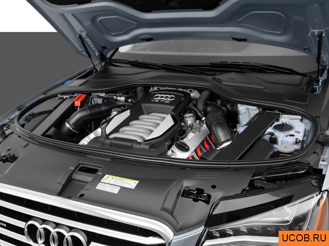 3D модель Audi модели A8 2012 года