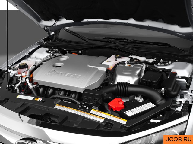 3D модель Ford модели Fusion Hybrid 2012 года