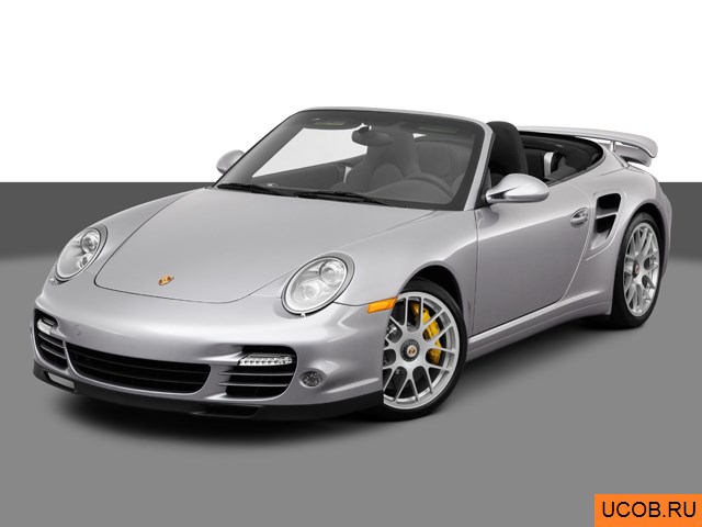 3D модель Porsche 911 (997) 2012 года