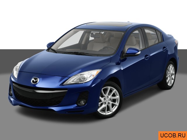 3D модель Mazda модели MAZDA3 2012 года