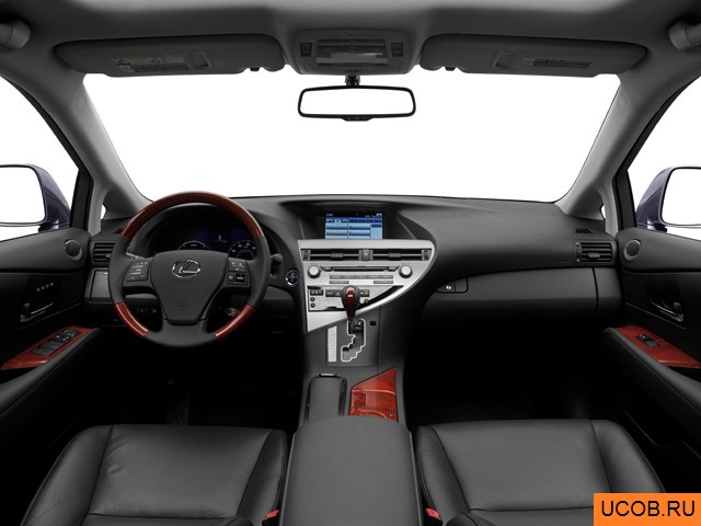 3D модель Lexus модели RX Hybrid 2012 года