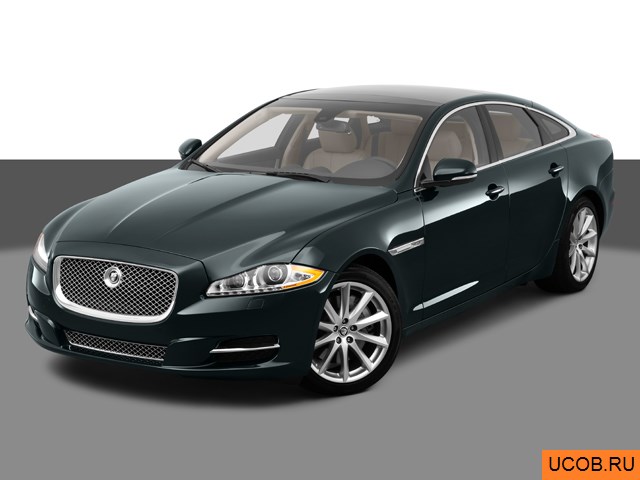 3D модель Jaguar XJ 2012 года