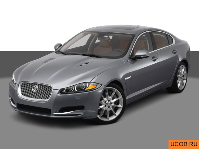 3D модель Jaguar модели XF 2012 года