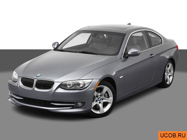 3D модель BMW 3-series 2012 года
