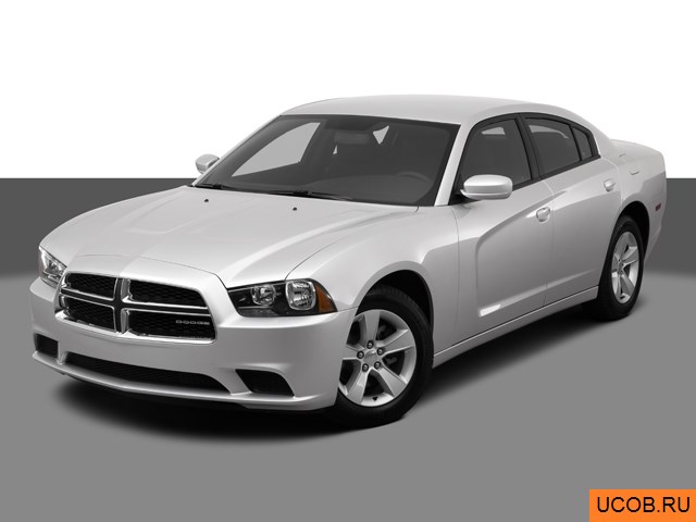 3D модель Dodge модели Charger 2012 года