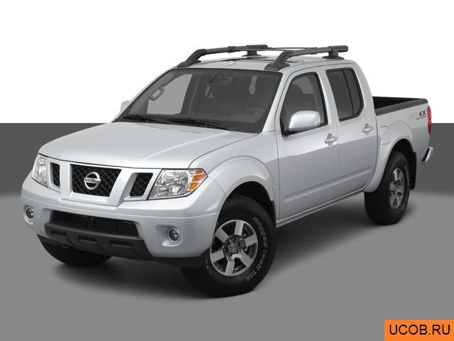 3D модель Nissan Frontier 2012 года