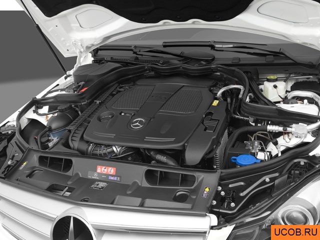 3D модель Mercedes-Benz модели C-Class 2012 года