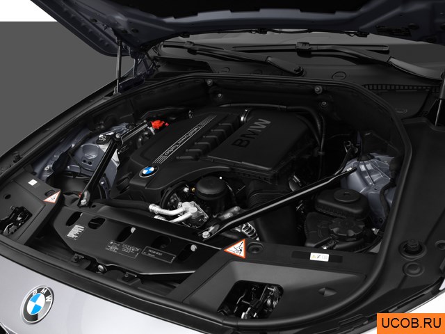 3D модель BMW модели 5-series 2012 года