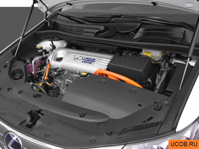 3D модель Lexus модели HS Hybrid 2012 года
