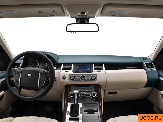 3D модель Land Rover модели Range Rover Sport 2012 года