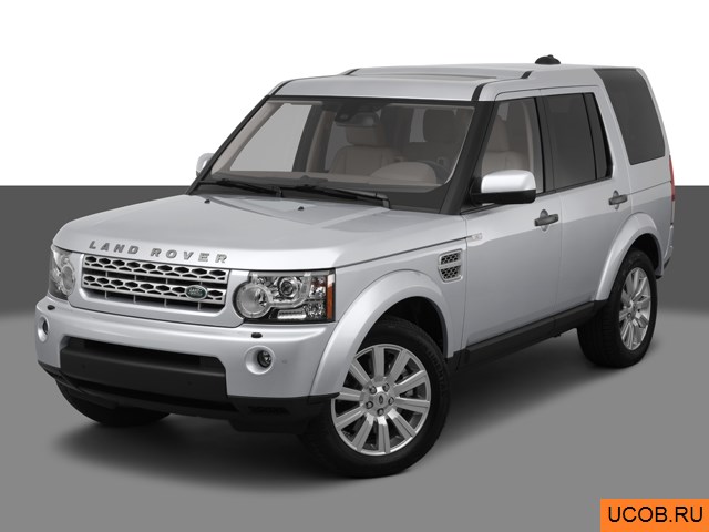 3D модель Land Rover LR4 2012 года