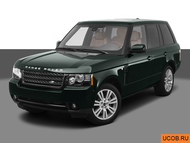 3D модель Land Rover модели Range Rover 2012 года