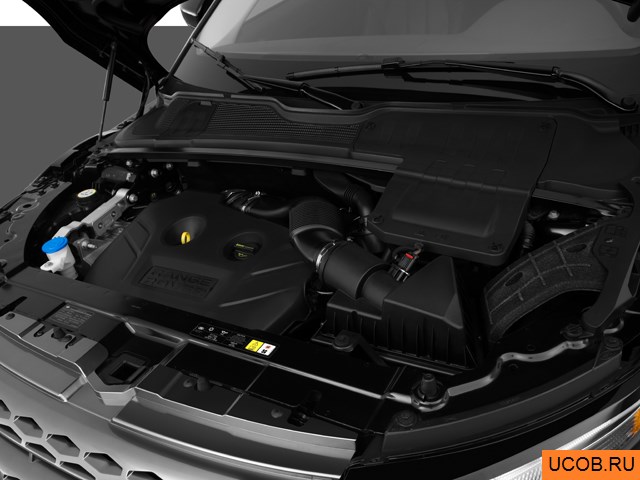3D модель Land Rover модели Range Rover Evoque Coupe 2012 года