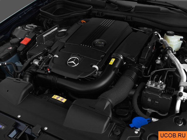 3D модель Mercedes-Benz модели SLK-Class 2012 года
