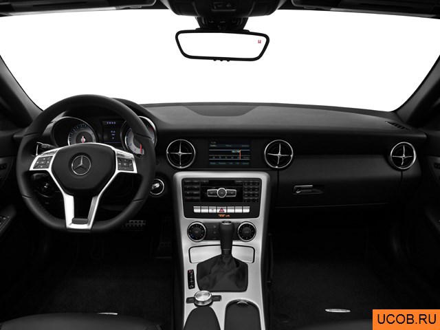3D модель Mercedes-Benz модели SLK-Class 2012 года