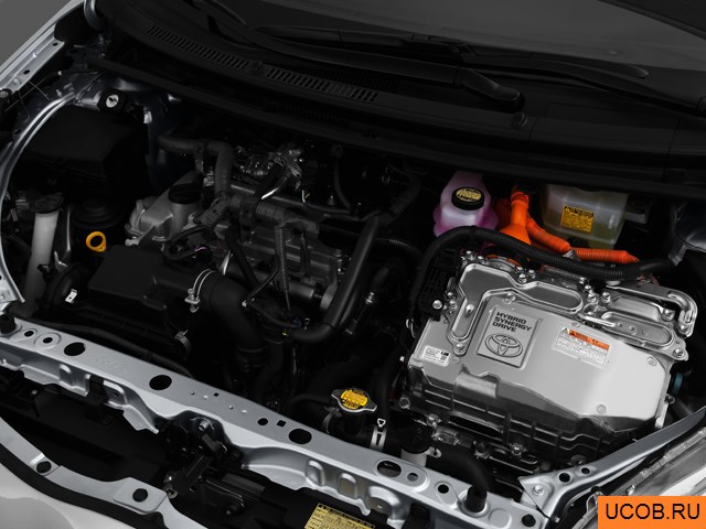 3D модель Toyota модели Prius C 2012 года