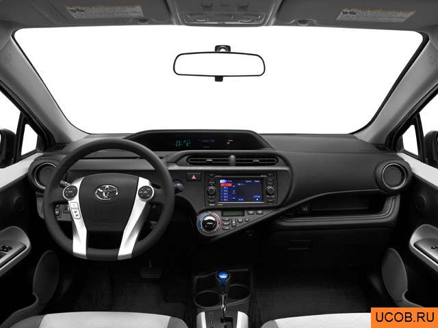 3D модель Toyota модели Prius C 2012 года