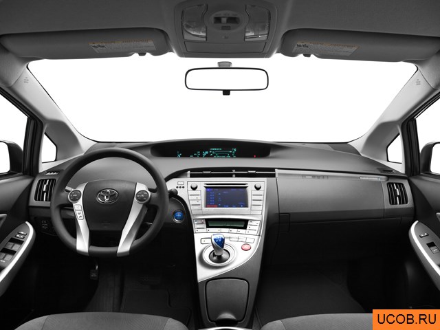 3D модель Toyota модели Prius Plug In Hybrid 2012 года