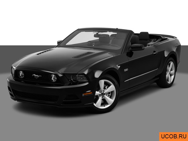3D модель Ford Mustang 2013 года