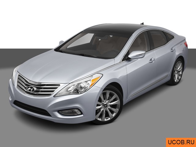 3D модель Hyundai Azera 2012 года