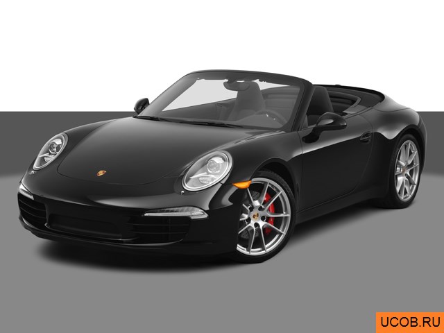 3D модель Porsche 911 (991) 2012 года