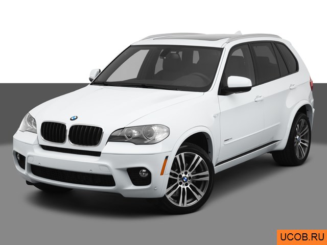 3D модель BMW модели X5 2013 года