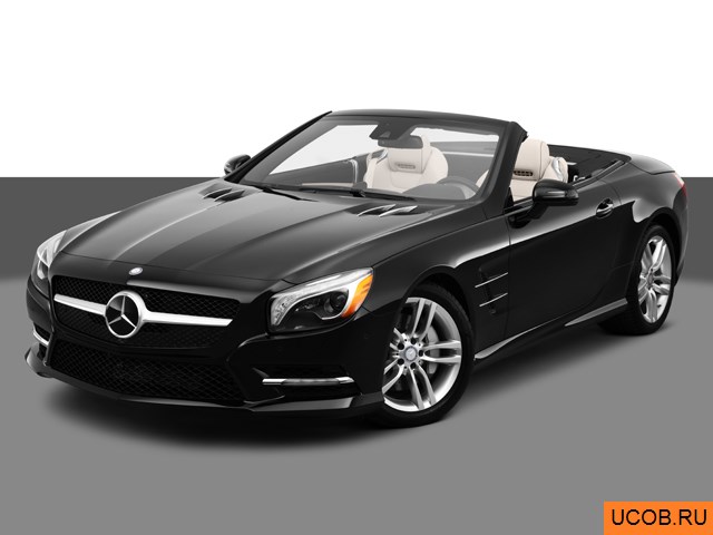3D модель Mercedes-Benz модели SL-Class 2013 года