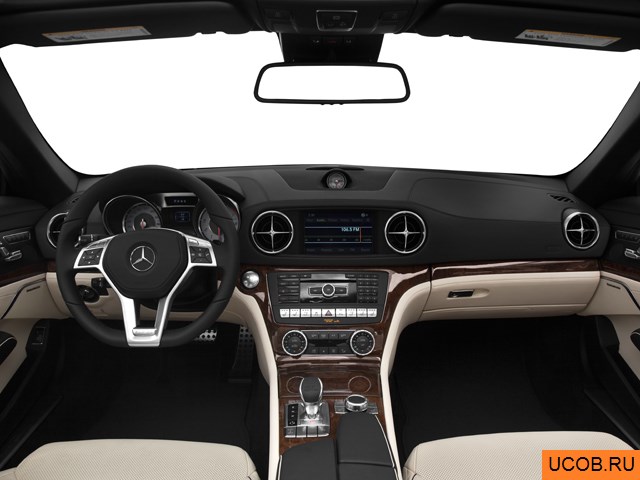 3D модель Mercedes-Benz модели SL-Class 2013 года