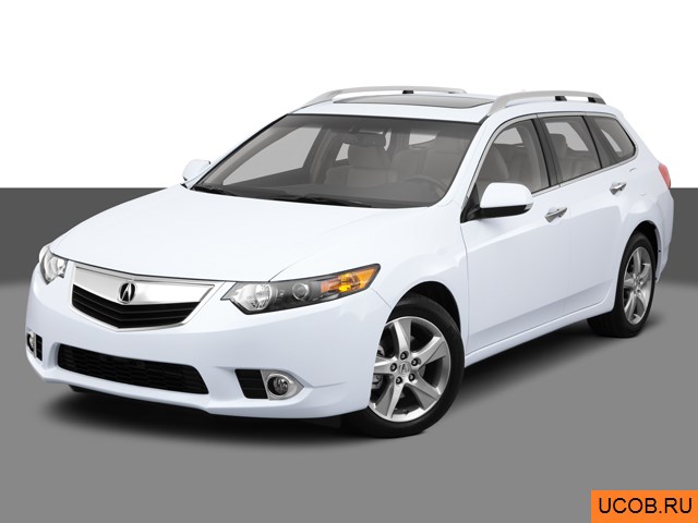 3D модель Acura модели TSX 2012 года