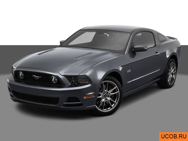 3D модель Ford модели Mustang 2013 года
