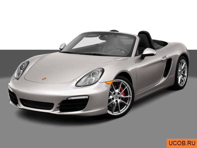 3D модель Porsche модели Boxster 2013 года