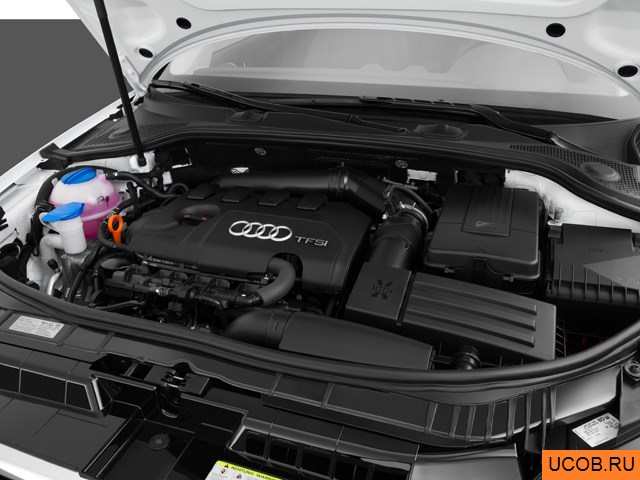 3D модель Audi модели A3 2013 года