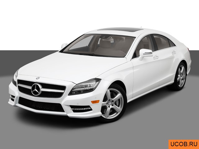 3D модель Mercedes-Benz модели CLS-Class 2013 года