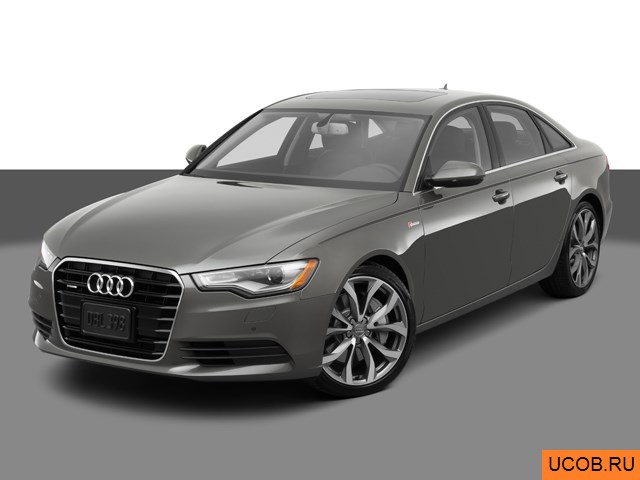 3D модель Audi модели A6 2013 года