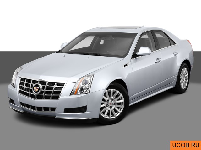 3D модель Cadillac модели CTS 2013 года