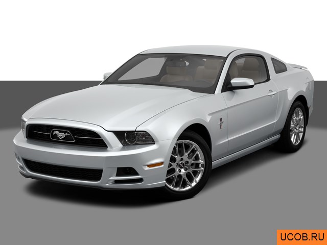 3D модель Ford модели Mustang 2013 года
