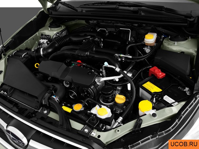 3D модель Subaru модели XV Crosstrek 2013 года
