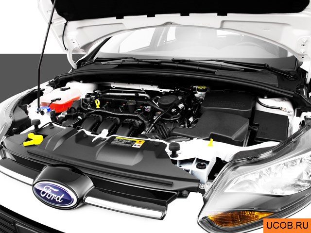 3D модель Ford модели Focus 2013 года