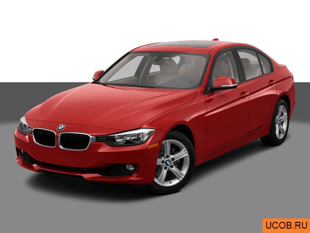 3D модель BMW модели 3-series 2013 года