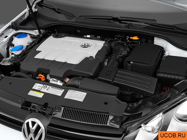 3D модель Volkswagen модели Golf 2013 года