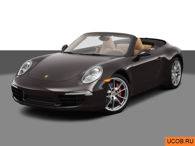 3D модель Porsche модели 911 2013 года